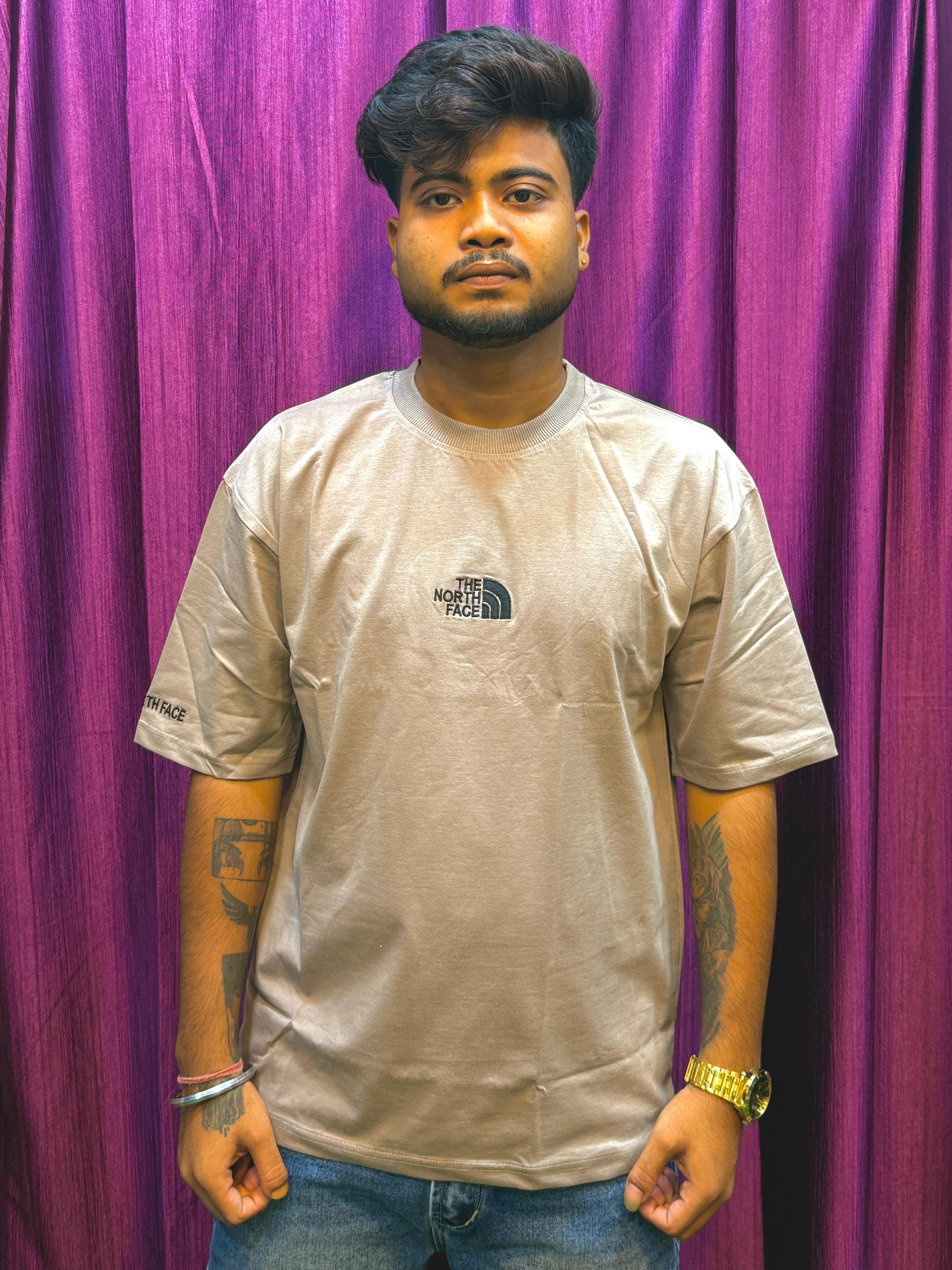 The North Face Oversized T-Shirt – Sand Beige Edition