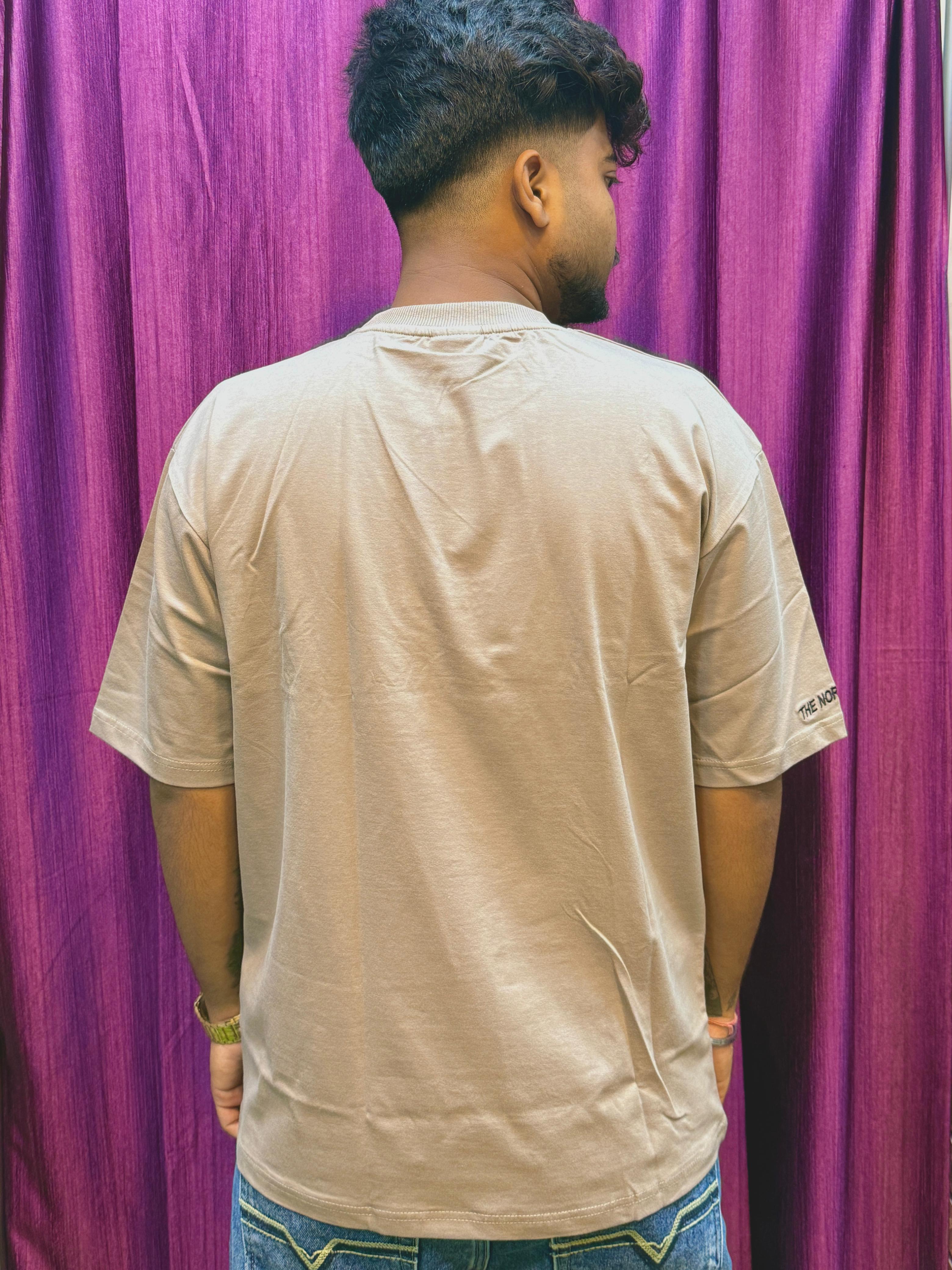 The North Face Oversized T-Shirt – Sand Beige Edition